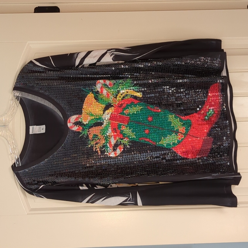 Bandera Sequined Holiday Shirt